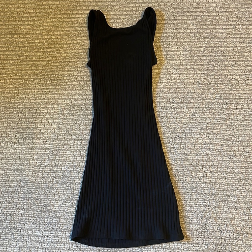 Womens ribbed body con dress